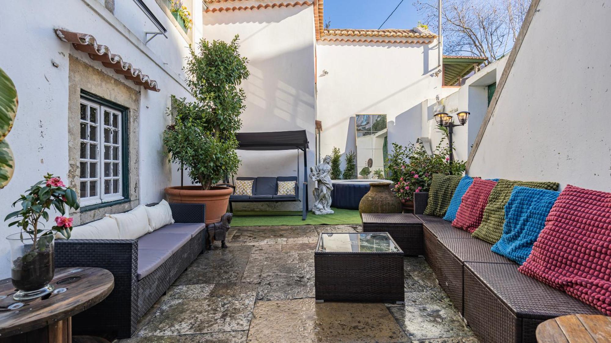 Sintra Wow - Unique Double Smart Room In 17Th Century Palace! Hot Tub, Snooker, Bbq, Ps5, Sauna, Gym Exterior foto